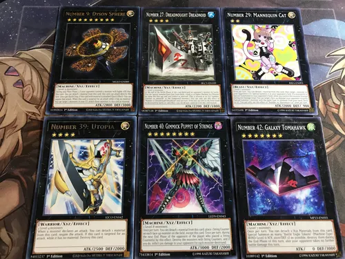 Set Combo Numbers Xyz Yu-gi-oh! Original Konami