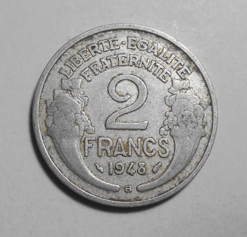 Francia 2 Francos 1948 B - Morlon - Km# 886a.2