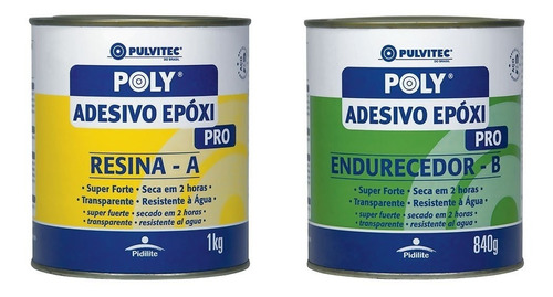 Adesivo Epoxi Pulvitec 2h 1,8kg Res 1un C324787