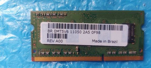 Imagem 2 de 2 de Memória Ram 2gb 1x2gb Smart Sh564568fh8nzqnscg - Usado