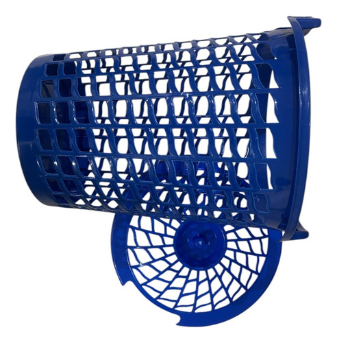 Cesto De Plástico Para Ropa Sucia Azul Cesto Azul