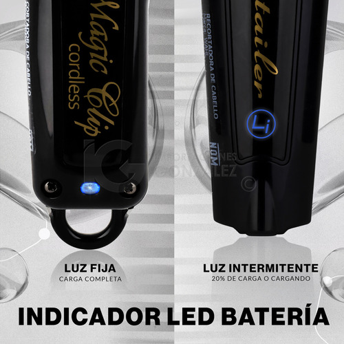Máquinas sem fio pretas Wahl® Barber Combo Original com cortador de hologramas Magic Clip + Trimmer Detailer Li para barbearia