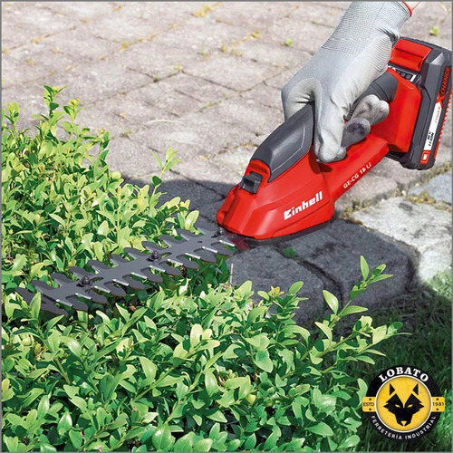 Imagen 7 de 10 de Tijera Cortacerco Podadora Einhell + Bateria 2.5ah Ge-cg 18l
