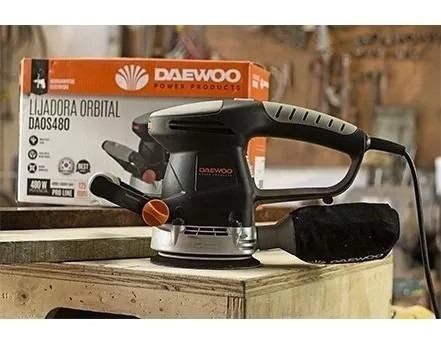 Lijadora Roto Orbital Daewoo 125mm 5'' 480w 4000 Rpm