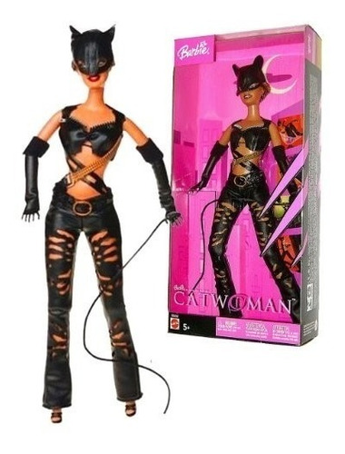 Barbie Catwoman Dc Comics Halle Berry Mattel Nova Rara