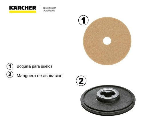 Imagen 2 de 4 de Pulidora De Pisos Karcher Bds 51/175 Bolt 20 Monodisco