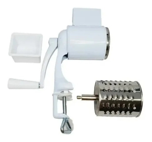 Rallador De Queso Pan 2 Cuchillas Rayador Manual Para Mesada