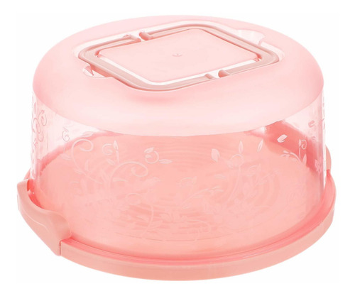 Hemoton Estuche Plastico Para Tarta Redonda Asa 9.8 5.1