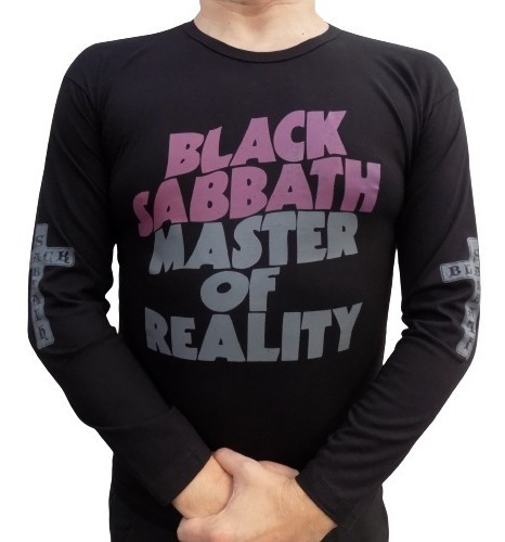 Remeras Manga Larga De Black Sabbath Vs Modelos Que Sea Rock