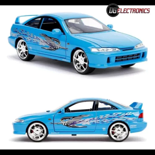 1/24 Mia Acura Integra Rapidos Y Furiosos Jada Fast Furious Azul Claro