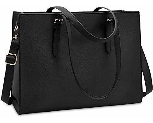 Bolsa Para Laptop Para Mujer De 15.6 Pulgadas, Bolsa De Piel