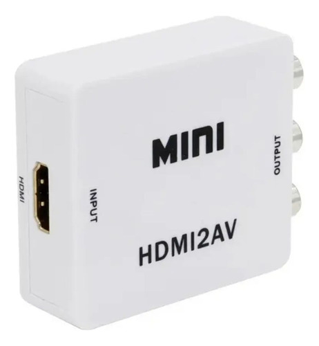 Adaptador Conversor Hdmi A Rca Av Analógico