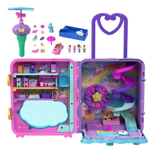 Polly Pocket Set De Juego Pollyville Resort Roll Away