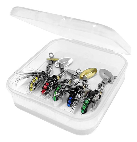 5x Cebo De Pesca Aparejos De Pesca Fly Lure Para Ríos