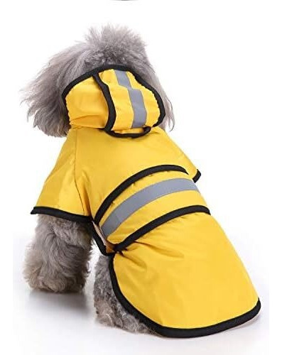 Impermeable Para Perro Poncho Con Capucha Impermeable Perros