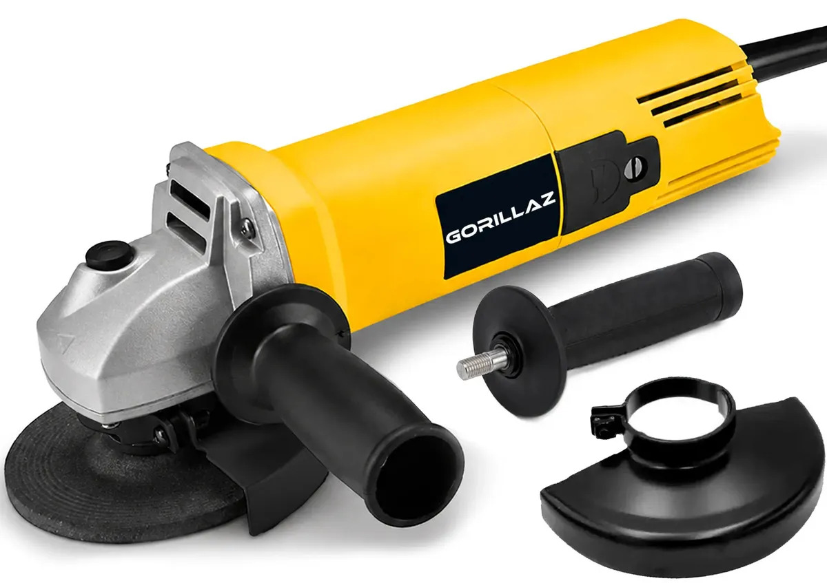 Esmerilhadeira Lixadeira Angular Profissional 850W 115mm 4.1/2 11000RPM GEA850 Gorillaz