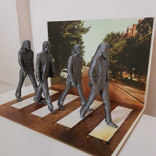 Beatles - Abbey Road - Impreso En 3d