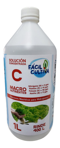 Solución Concentrada C Macro-nutrientes