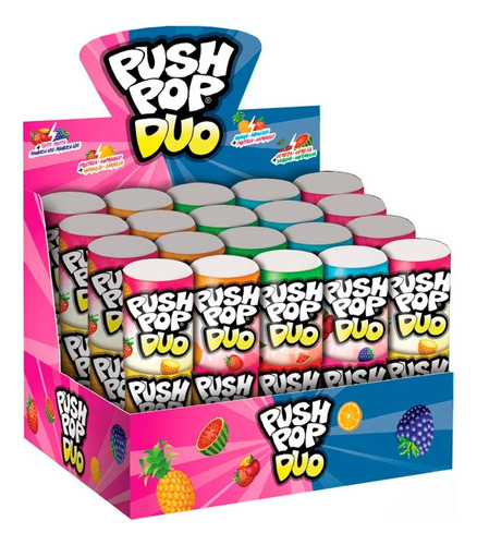 Push Pop Duo Display X 20u *golosinas Del Sur*