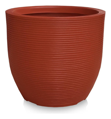 Vaso De Planta Redondo Grande De Polietileno 60x56 Cerâmica