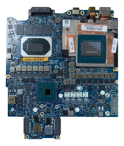 Placa Mae Dell Alienware M17 R3 32gb Ddr4 Rtx 2070m 8gb