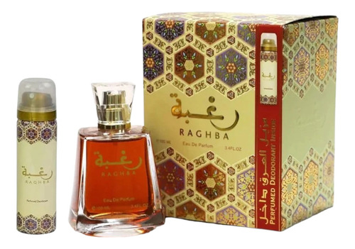 Lattafa Raghba Set Edp 100ml + Deo 50ml Unisex - Avinari