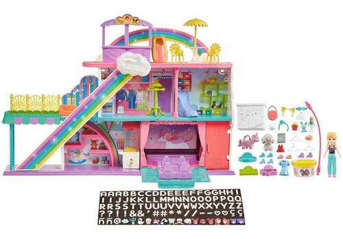 Polly Pocket Set De Juego Centro Comercial Dulces Sorpresas