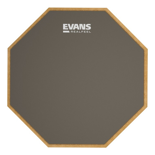 Goma De Practica Bateria Grande 12 Pad Simple - Evans Rf12g Color Gris oscuro