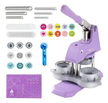 Comprar Maquina Para Hacer Prendedores Violeta 3matrices E Insumos
