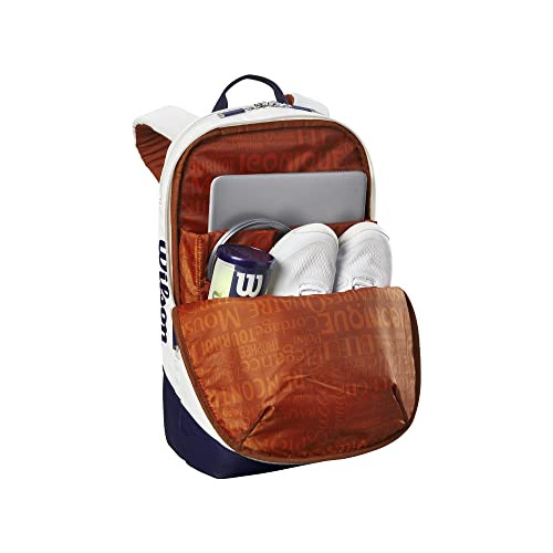 Mochila De Tenis Wilson Roland Garros Super Tour 2 Raquetas