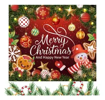 Comprar Banner De Feliz Navidad Banner De Navidad Feliz Año Nuevo De