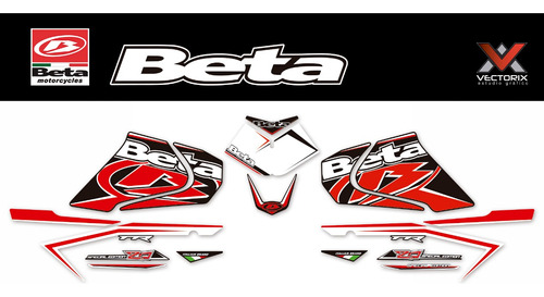 Kit De Calcos Beta 200cc 2014 