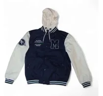 Comprar Campera Bomber Universitaria Capucha Desmontable