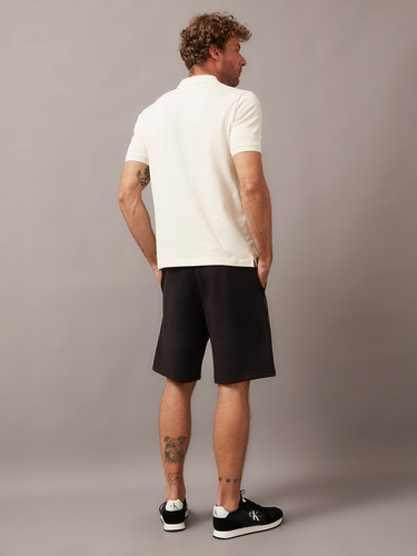 Polo Stretch Slim Blanco Calvin Klein