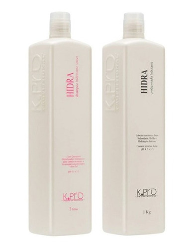 Kit Profissional Shampoo E Condionador Hidratação Com Pump