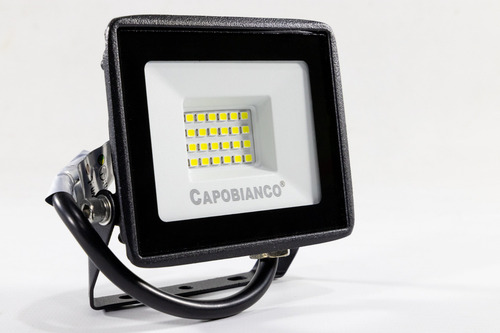 Kit 5 Reflectores 20w Para Iluminacion De Carteles Vidrieras Luz Luz Blanca