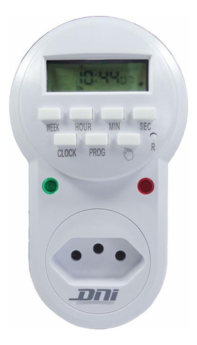 Timer Digital De Tomada 56 Programações Semanais - Dni 6610