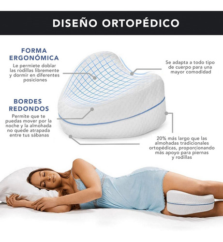 Almohada Para Rodilla Memory Foam