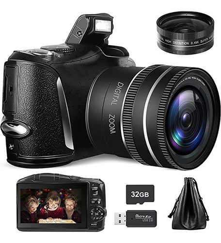 Cámara Digital 4k For Fotografía Y Vídeo Cámara Vlogging