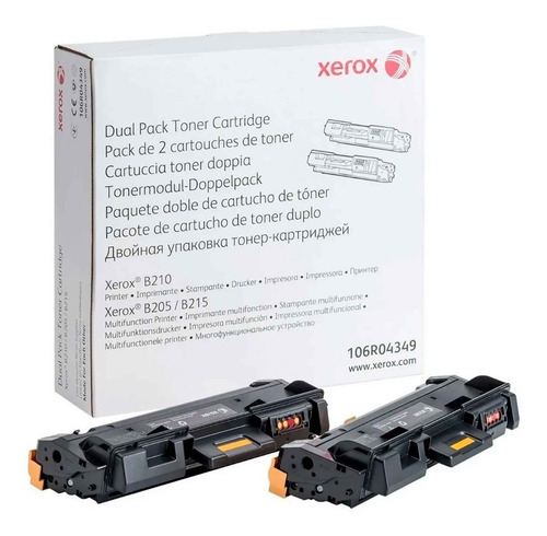 Toner Xerox Negro 106r04349 B205 B210 B215 6,000 Paginas