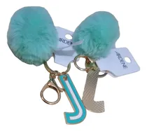 Comprar Llaveros De Letras J Con Pompones