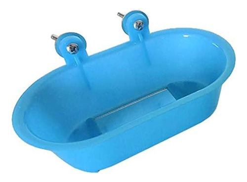 2 Pcs Bañera Para Pájaros Con Espejo Juguete Loro Ducha Bañe