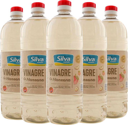 Vinagre De Manzana Silva 8x1lt Mayorista