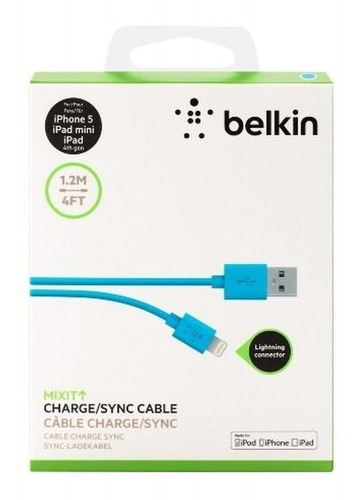 Cable Para iPhone 7/8 iPad Air/mini Lightning - Usb Belkin