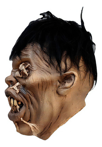 Mascara Para Halloween Decorativa Shrunken Head B - 2