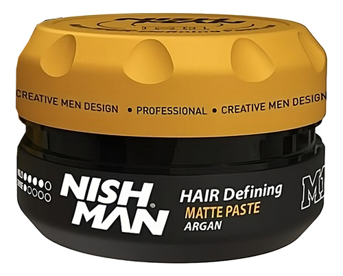 Cera Para Peinar Nishman M1 Pasta Mate De Argán 150ml