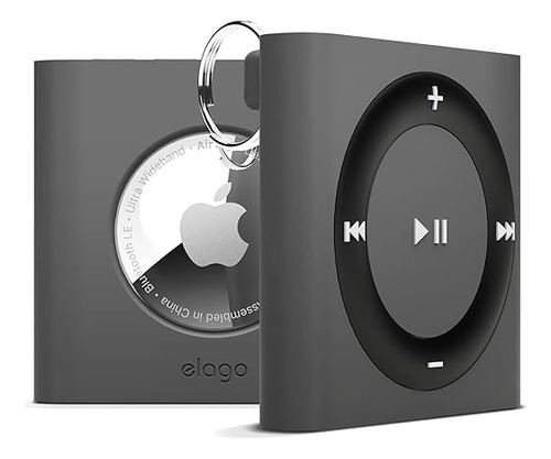 Elago Funda Shuffle Compatible Con Apple Airtags Gris