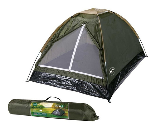 Barraca Iglu 2 Pessoas Acampamento Camping Verde 9046 Mor