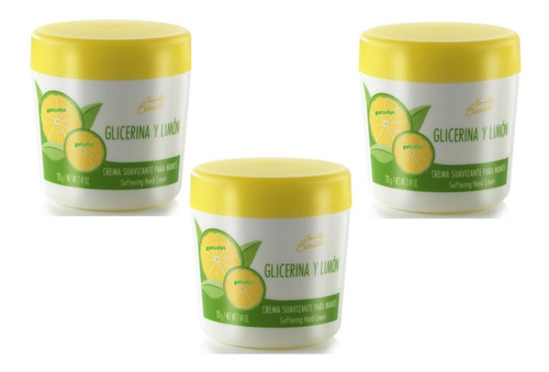 Set De 3 Cremas Con Glicerina Y Limon 210g De Fuller
