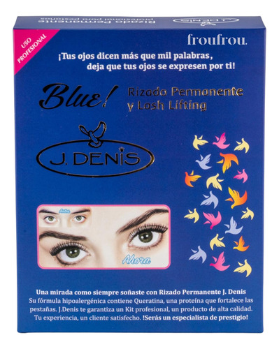 Kit Rizado Permanente Lash Lifting Pestañas J Denis Blue